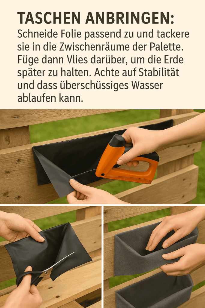 2 Taschen anbringen