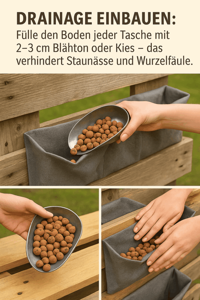 3 Drainage einbauen