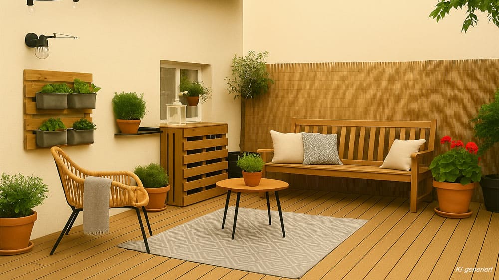 Terrassen-Makeover in Rekordzeit – Wie machst du aus Grau ein Wow? 2 Terrassen-makeover