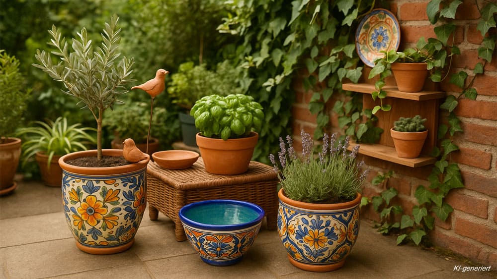 Keramik im Garten