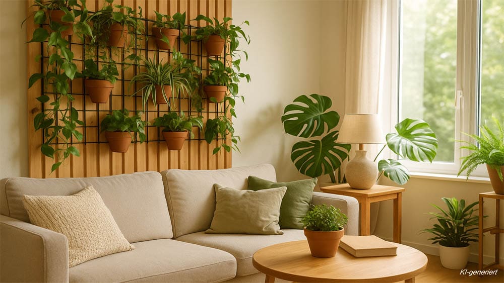 🌿 Pflanzenwand innen: So verwandelst du dein Zuhause in eine grüne Oase 2 Pflanzenwand innen