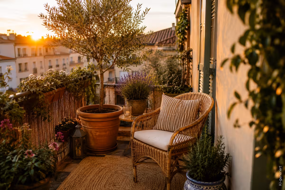 Mediterrane Balkon Deko: Urlaubsgefühl auf wenigen Quadratmetern 2 Balkonidee zum Thema: Mediterrane Balkon Deko: Urlaubsgefühl auf wenigen Quadratmetern