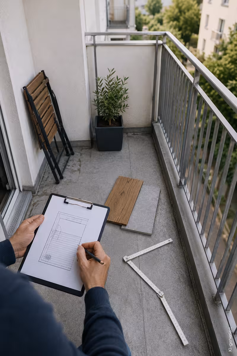 Balkon gemütlich gestalten: Ideen für Möbel, Pflanzen und Deko 3 Materialien und Vorbereitung für: Balkon gemütlich gestalten: Ideen für Möbel, Pflanzen und Deko