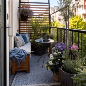 Balkon gemütlich gestalten: Ideen für Möbel, Pflanzen und Deko 5 Balkonidee zum Thema: Balkon gemütlich gestalten: Ideen für Möbel, Pflanzen und Deko