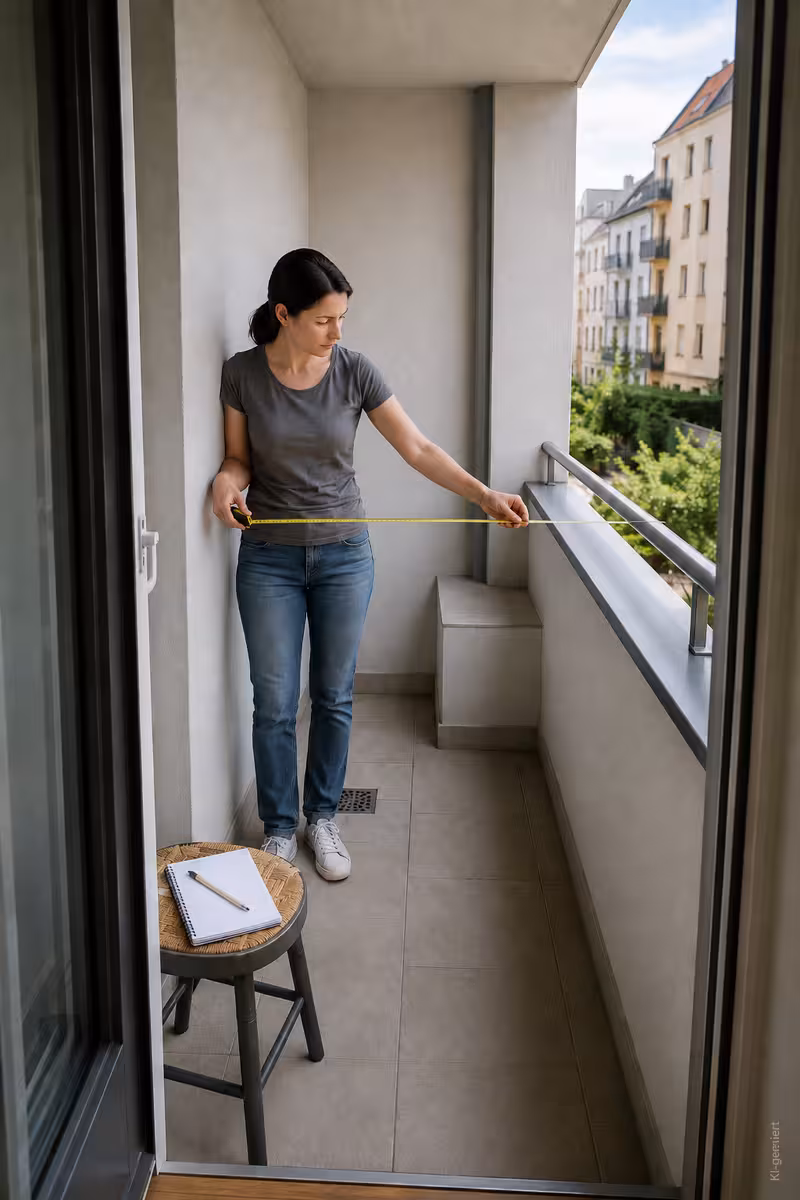 Schmalen Balkon gestalten: Wie Du wenig Platz optimal nutzt? 3 Materialien und Vorbereitung für: Schmalen Balkon gestalten: Wie Du wenig Platz optimal nutzt?