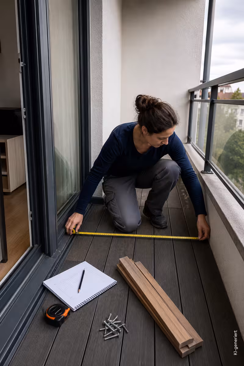 Materialien und Vorbereitung für: DIY für den Balkon: Was kannst du einfach selber bauen?